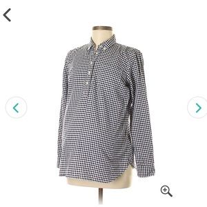 Gap Maternity Half Button Down Top
